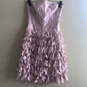 Reiss Antique Rose Lina Cut Work Dress
